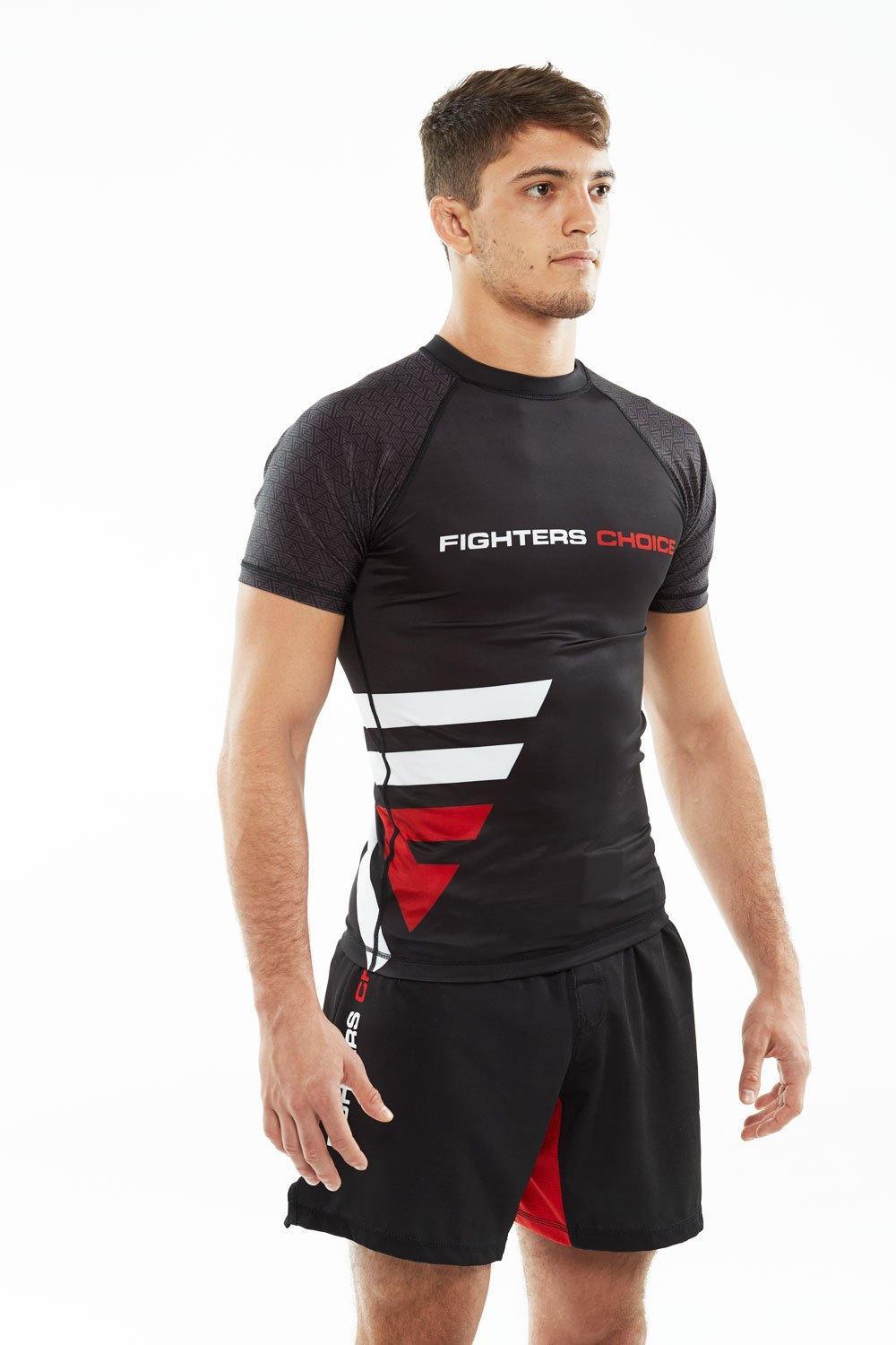Fighters Choice Short Sleeve Rash Guard - Take Over - For Men and Women