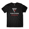 Limited edition, Fighters Choice black Fighters Classic Tee, front view, to celebrate your BJJ pride