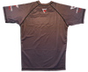 Fighters Choice Ranked Rash Guard - Brown - Short Sleeve