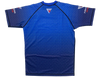 Fighters Choice Ranked Rash Guard - Blue - Short Sleeve