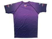 Fighters Choice Ranked Rash Guard - Purple - Short Sleeve