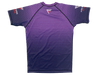 Fighters Choice Ranked Rash Guard - Purple - Short Sleeve